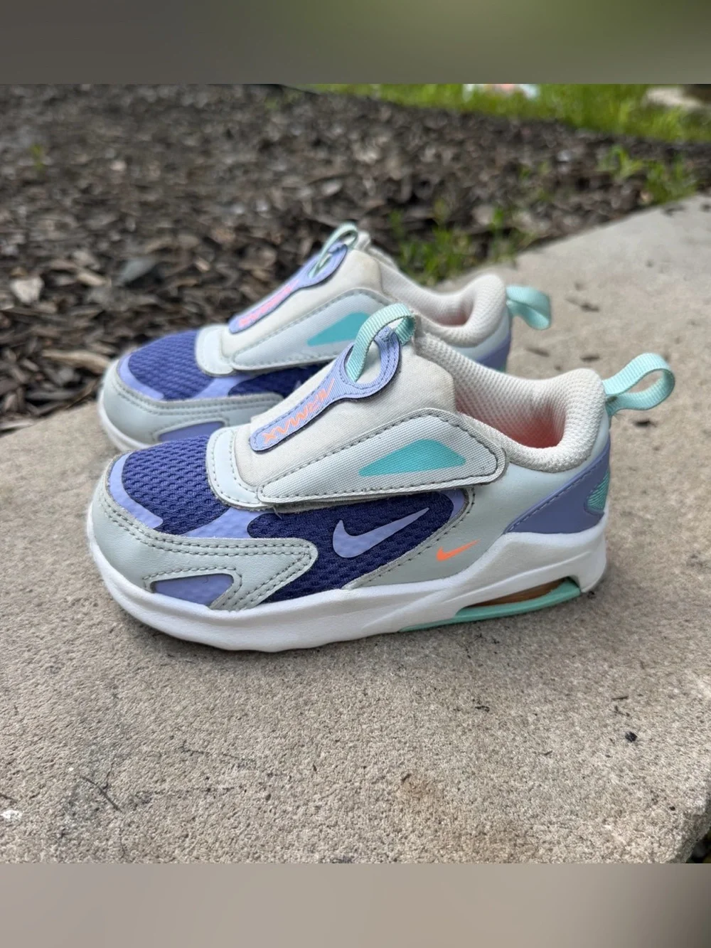 Nike Air Max Excee Toddler Shoes - Size: 8C (Purple Mint)